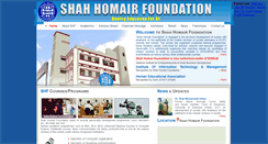 Desktop Screenshot of homairfoundation.com